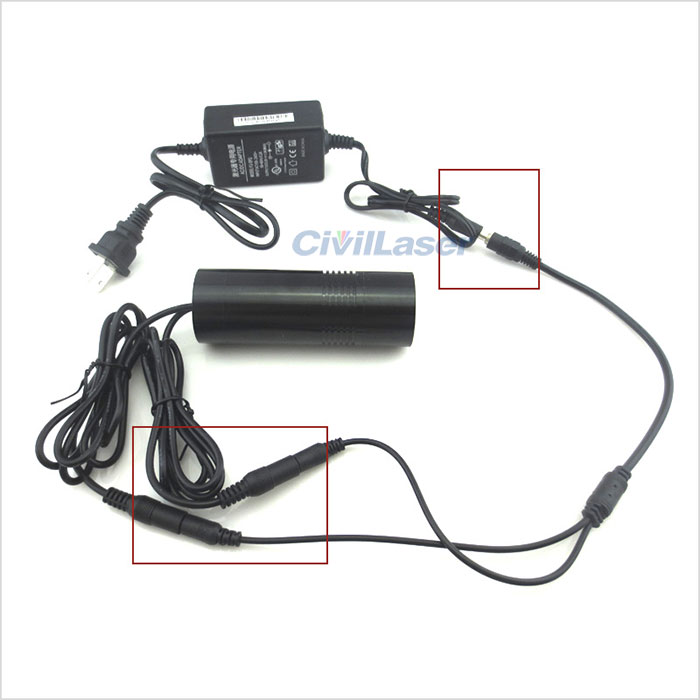 532nm 10mw Green Adjustable Width  Laser Positioning Lamp Laser Module Line Cross 2IN1
